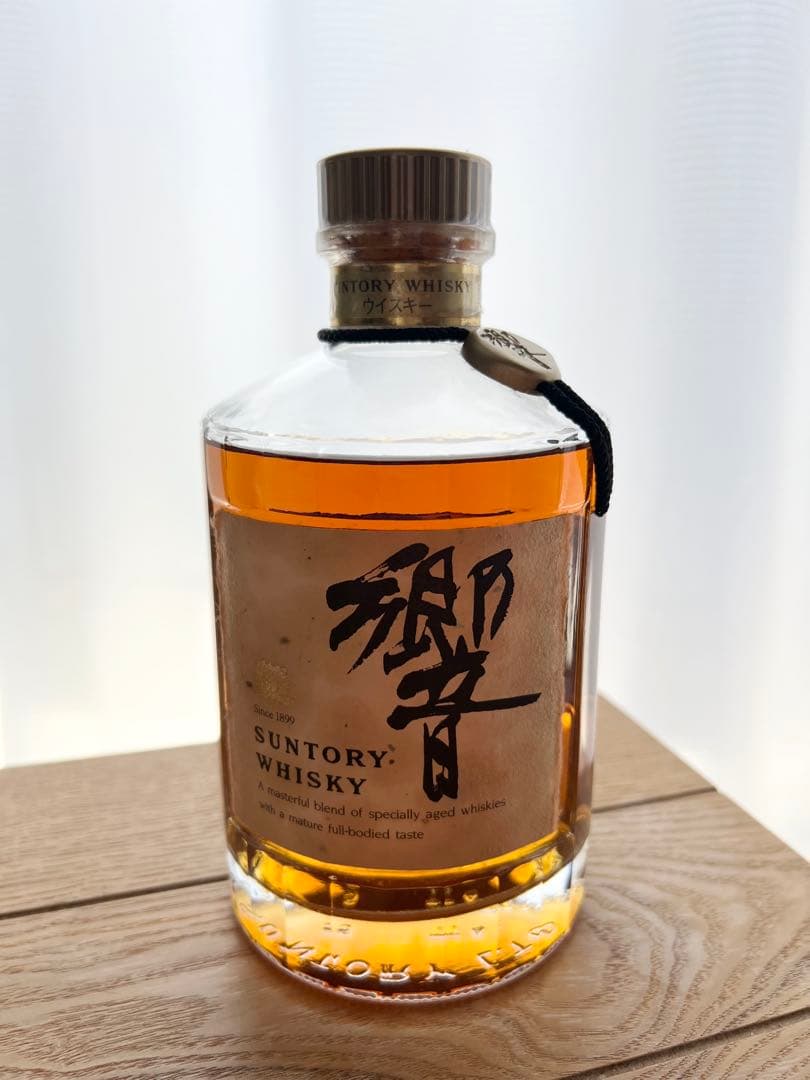 サントリー ウイスキー 響 向獅子 金キャップ 裏ゴールドラベル 古酒 未開封
