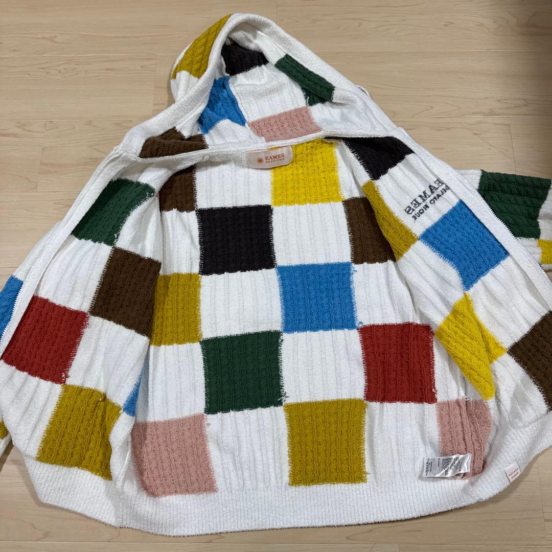 EAMES ジェラートピケコラボ　ルームパーカー　メンズ　Lサイズ
