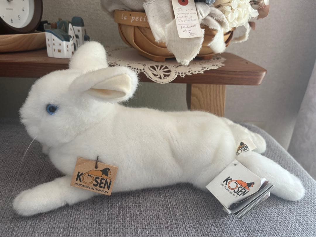 ケーゼン社白うさぎ　ドイツ　しろうさぎ美品