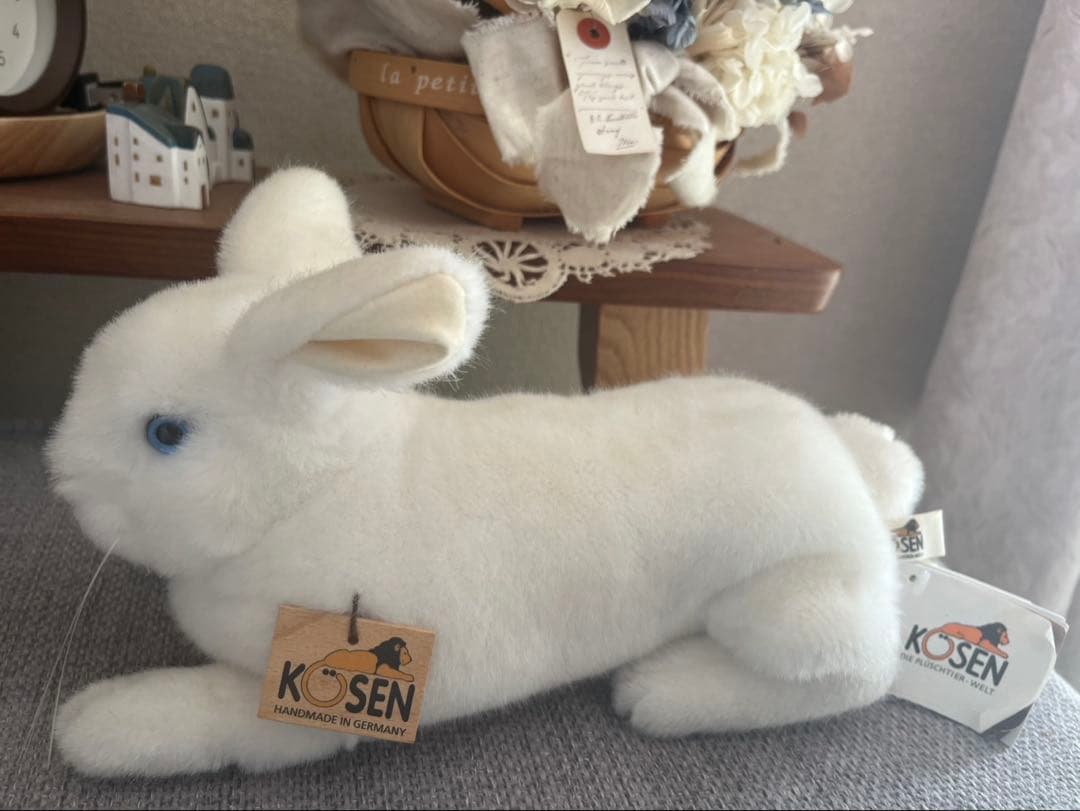 ケーゼン社白うさぎ　ドイツ　しろうさぎ美品