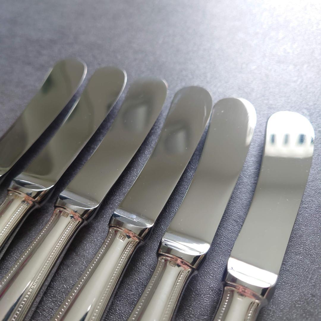 希少 美品 クリストフル パール バターナイフ 6点
