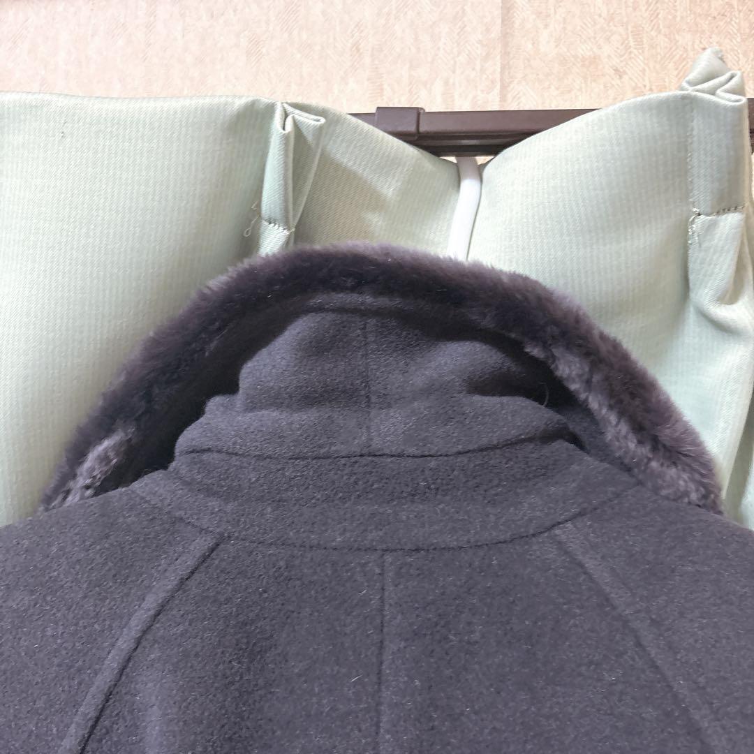 【美品】DELBA Milano デルバ アンゴラ×カシミヤ ロングコート 42