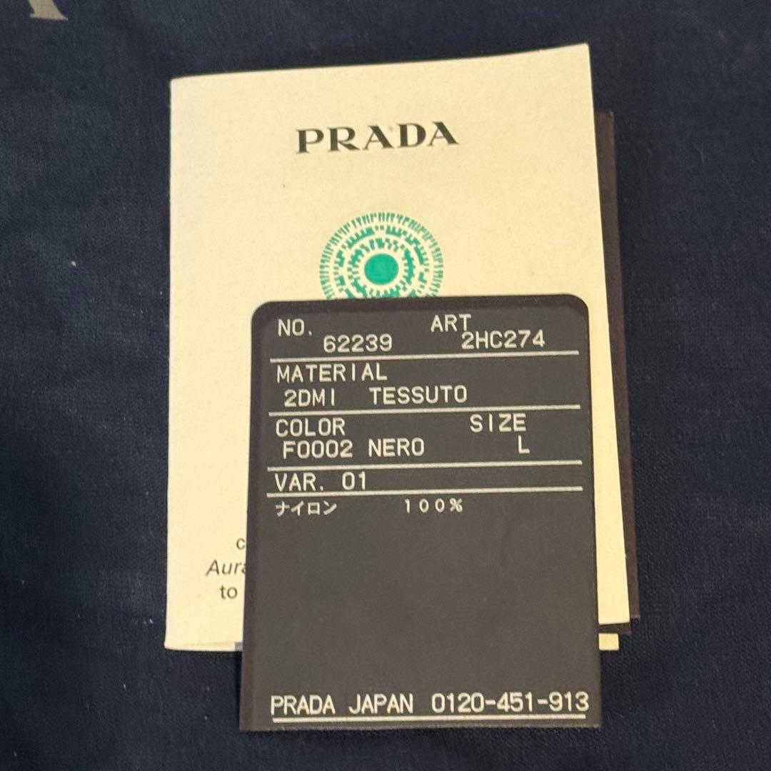 PRADA Re-Nylon ベースボールキャップ Lサイズ 未使用品
