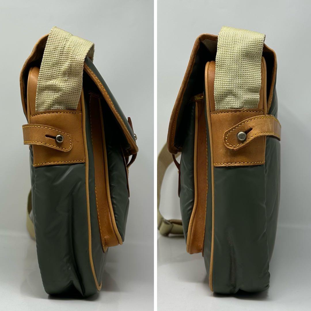 HUNTING WORLD メッセンジャーバッグ オリーブグリーン　N2-4