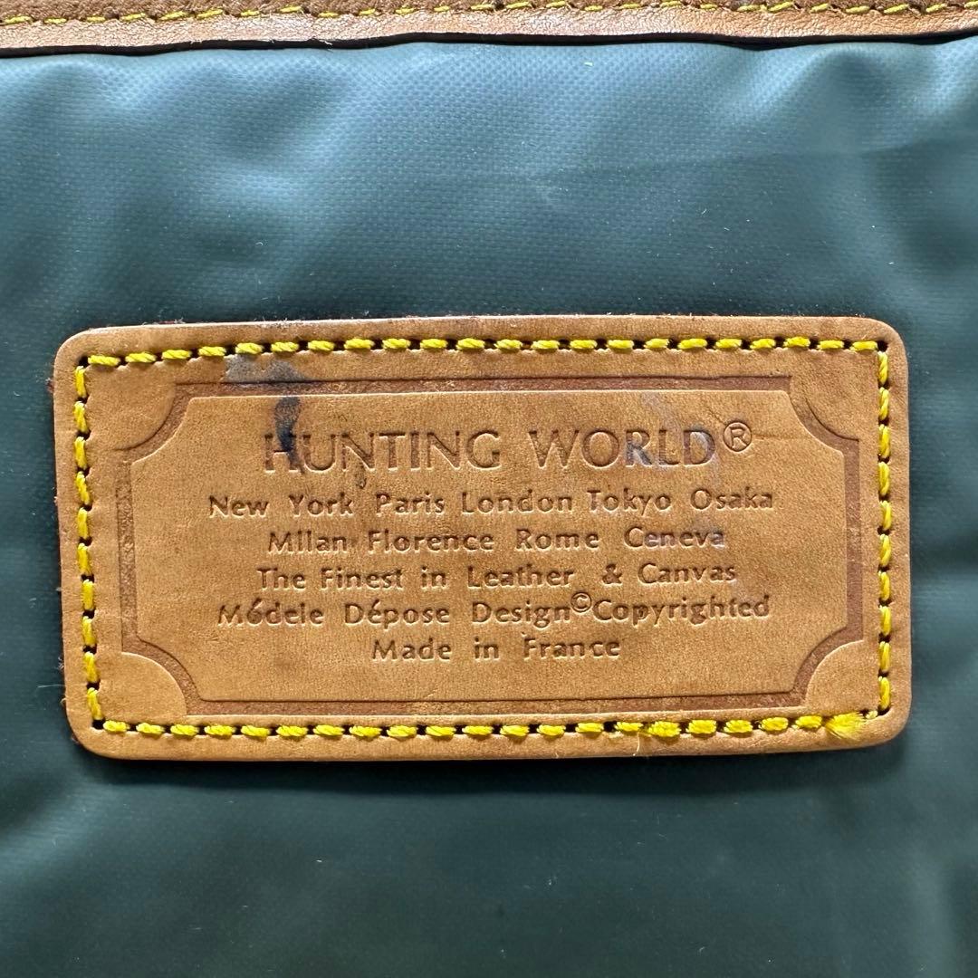 HUNTING WORLD メッセンジャーバッグ オリーブグリーン　N2-4