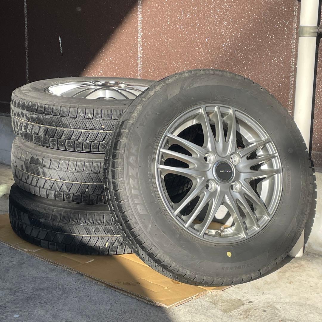 【asasa様】ブリヂストン　スタッドレス　145/80R13 ホイールセット