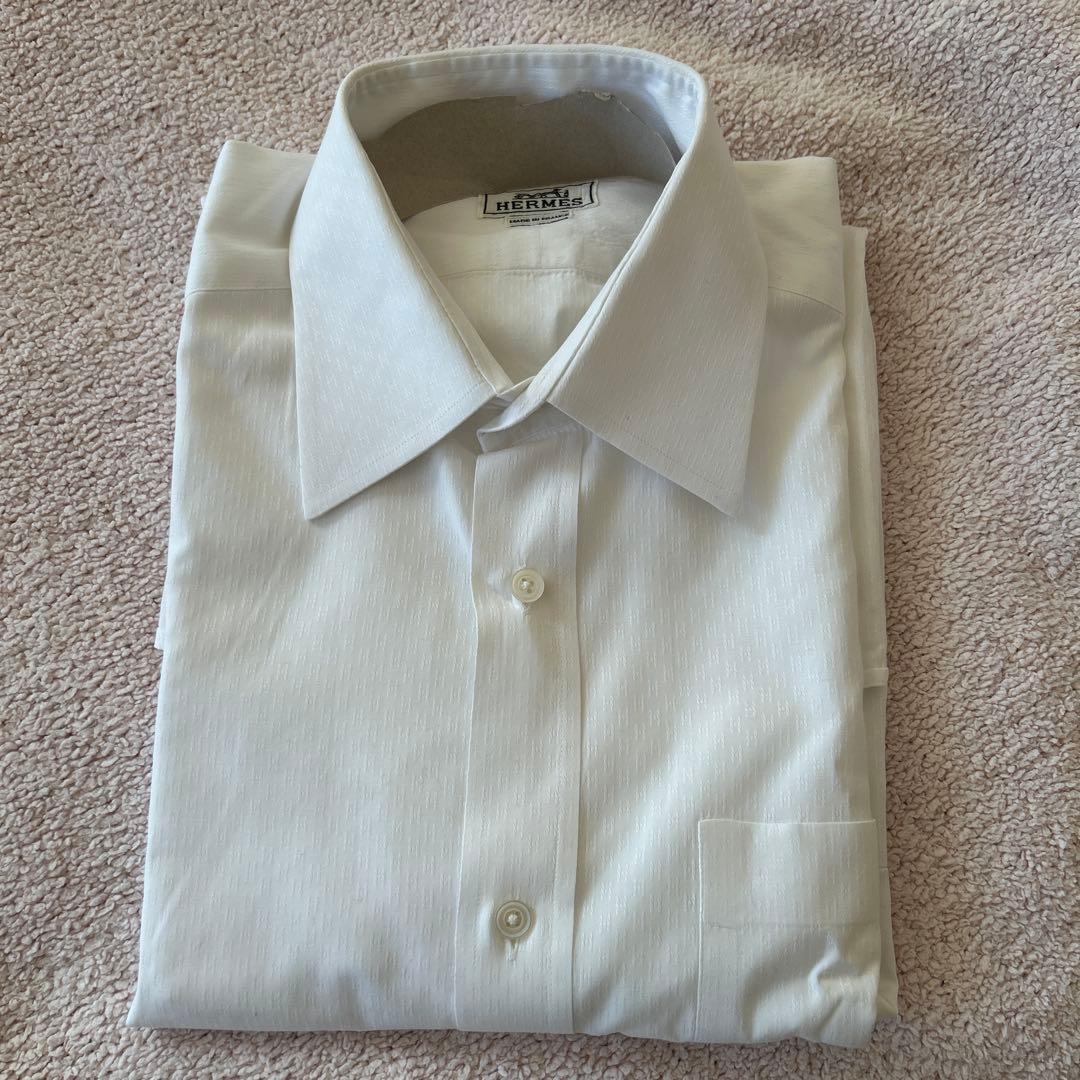 HERMES ホワイト ワイシャツ