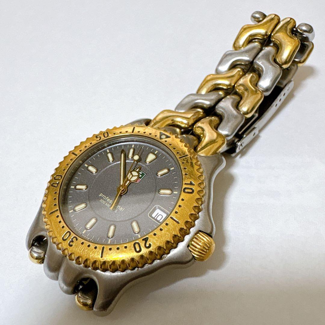 動作未確認 タグホイヤー WG1120-K0 セル メンズ腕時計