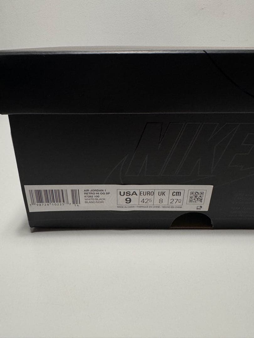 靴 Nike Air Jordan 1 Fragment x Union