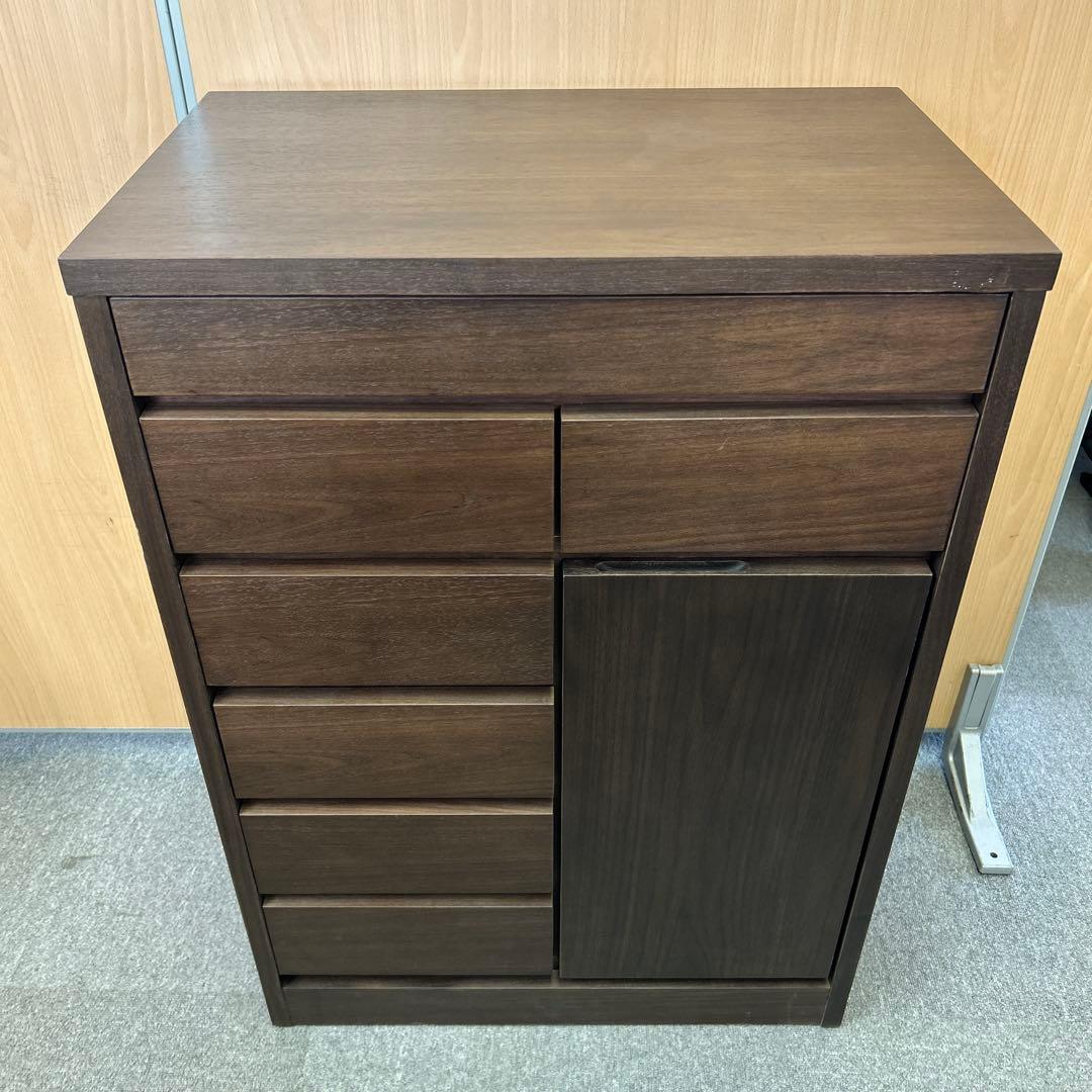 ★未使用訳あり★キャビネット 新城家具 アキレア ウォールナット