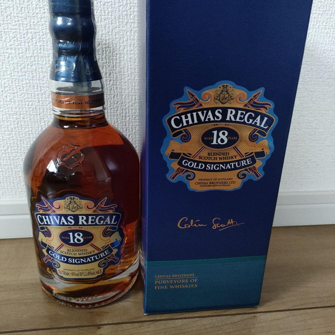 ウイスキー SHIVAS REGAL18 GOLDSIGNATURE