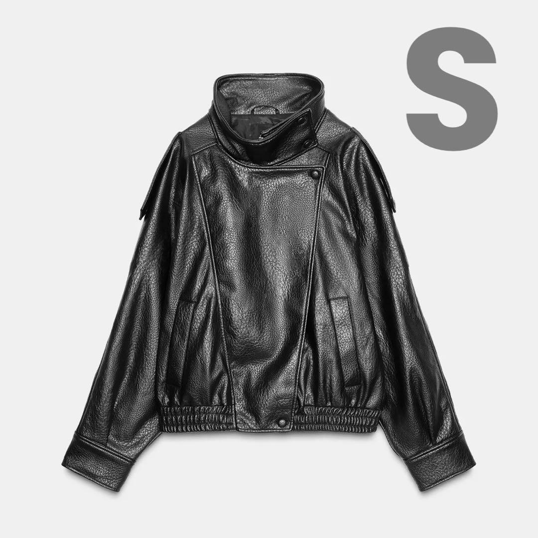 ZARA フェイクレザージャケット 美品