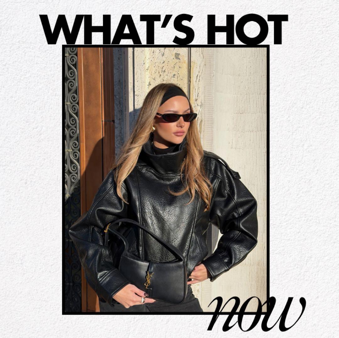 ZARA フェイクレザージャケット 美品