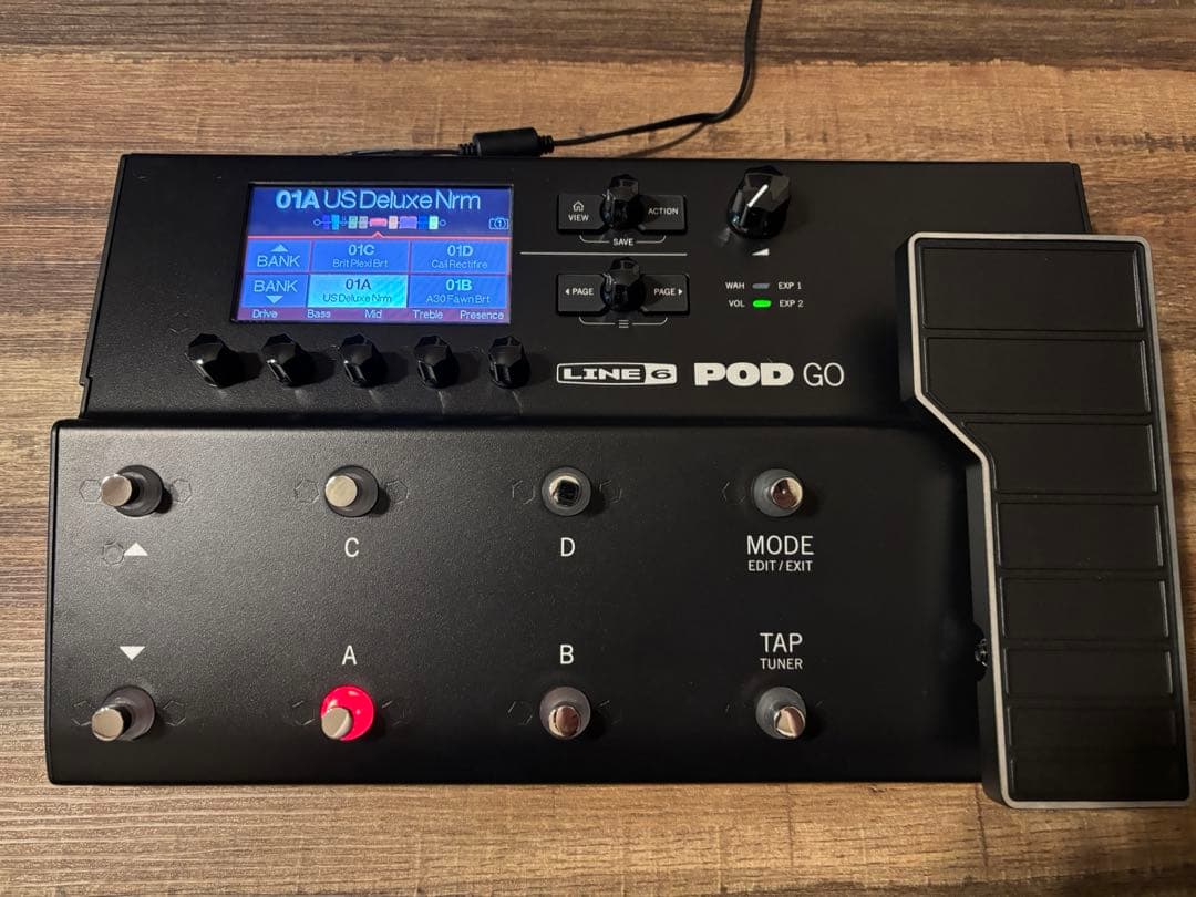 【ほぼ新品美品】LINE 6 POD GO ギターエフェクター