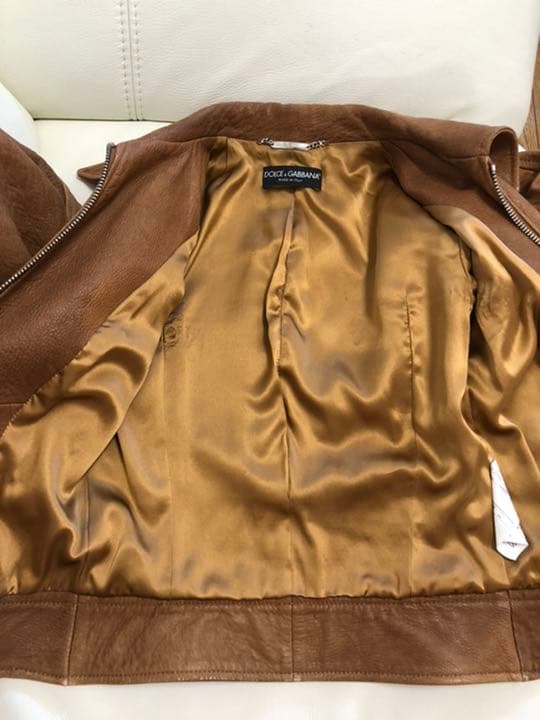 ライダースジャケット レザージャケット　ドルチェ&ガッバーナ