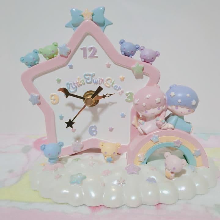 サンリオ　キキララ　ジオラマクロック　星の置き時計　レア