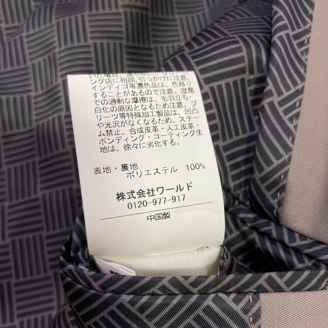 ［未使用］TAKEO KIKUCHI スタンドカラーコートグレージュ L