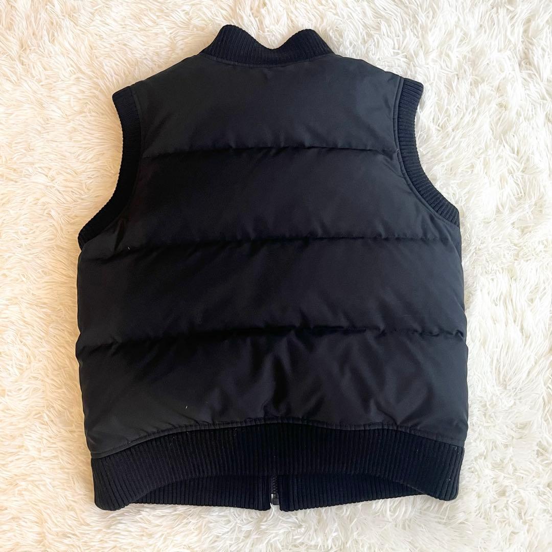 バーバリー　ダウンベスト　ノバチェック　Mサイズ　ベルト　リブ　黒　ホースロゴ