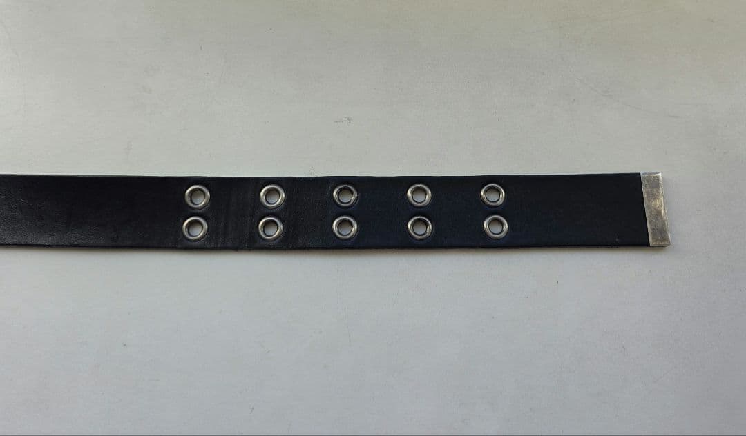 SAINT LAURENT　レザーベルト　ブラック