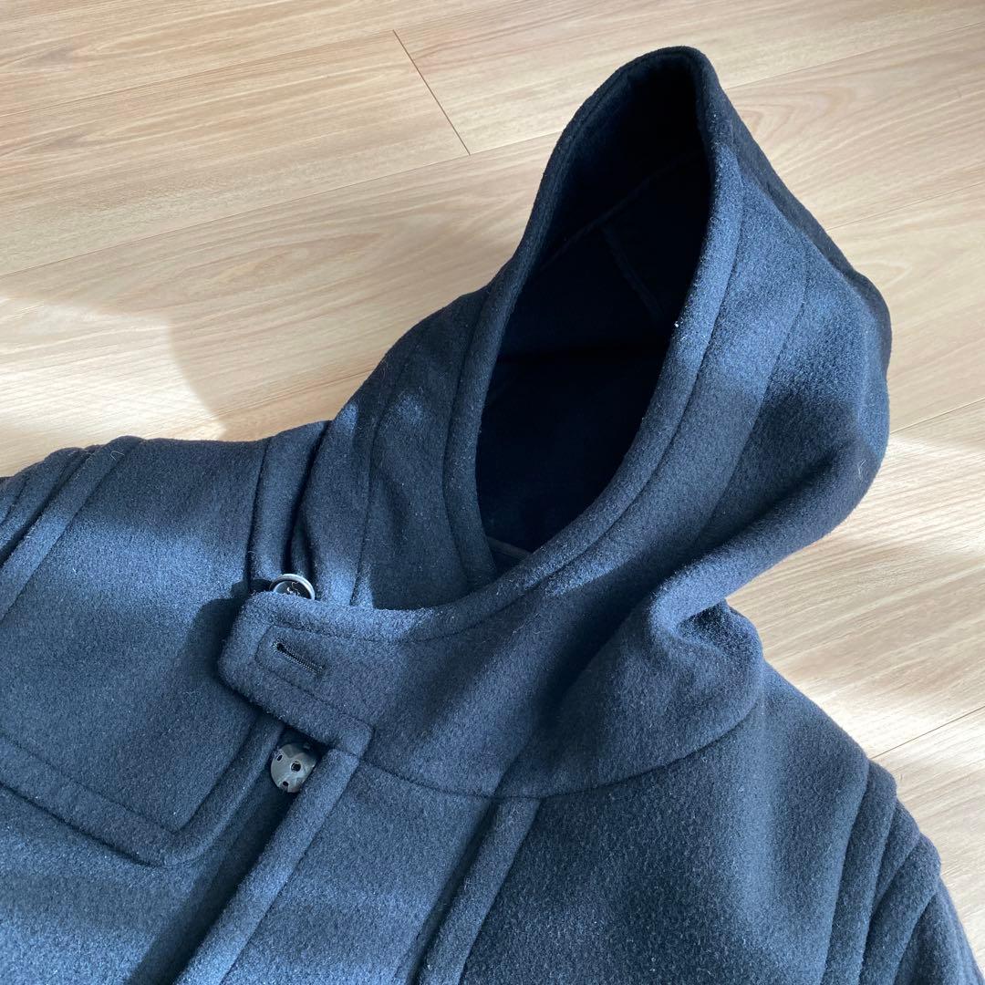 アタラクシア　フード付きダッフルコート　黒