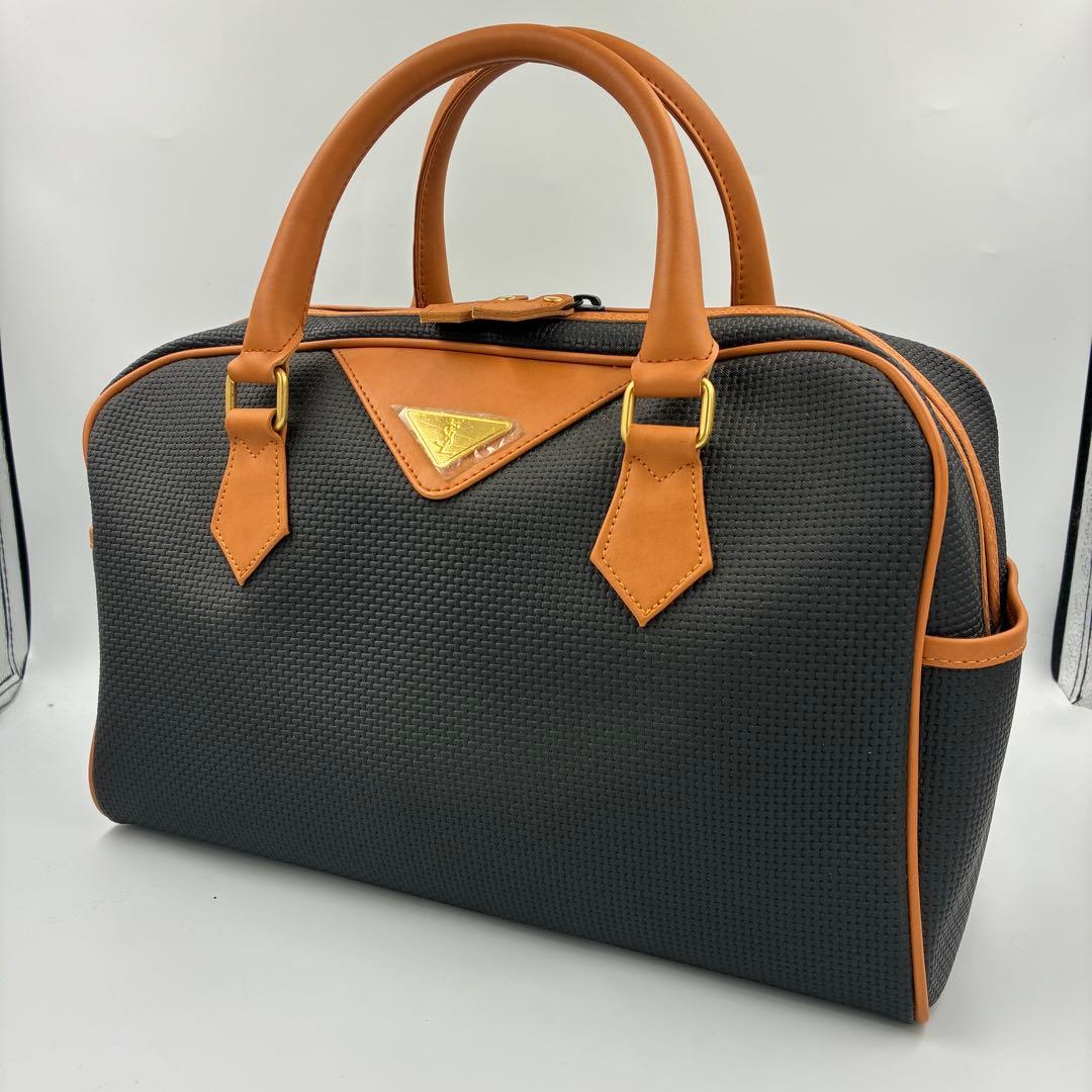 未使用級】イヴサンローラン　ハンドバッグ　ミニボストン　ヴィンテージ　黒