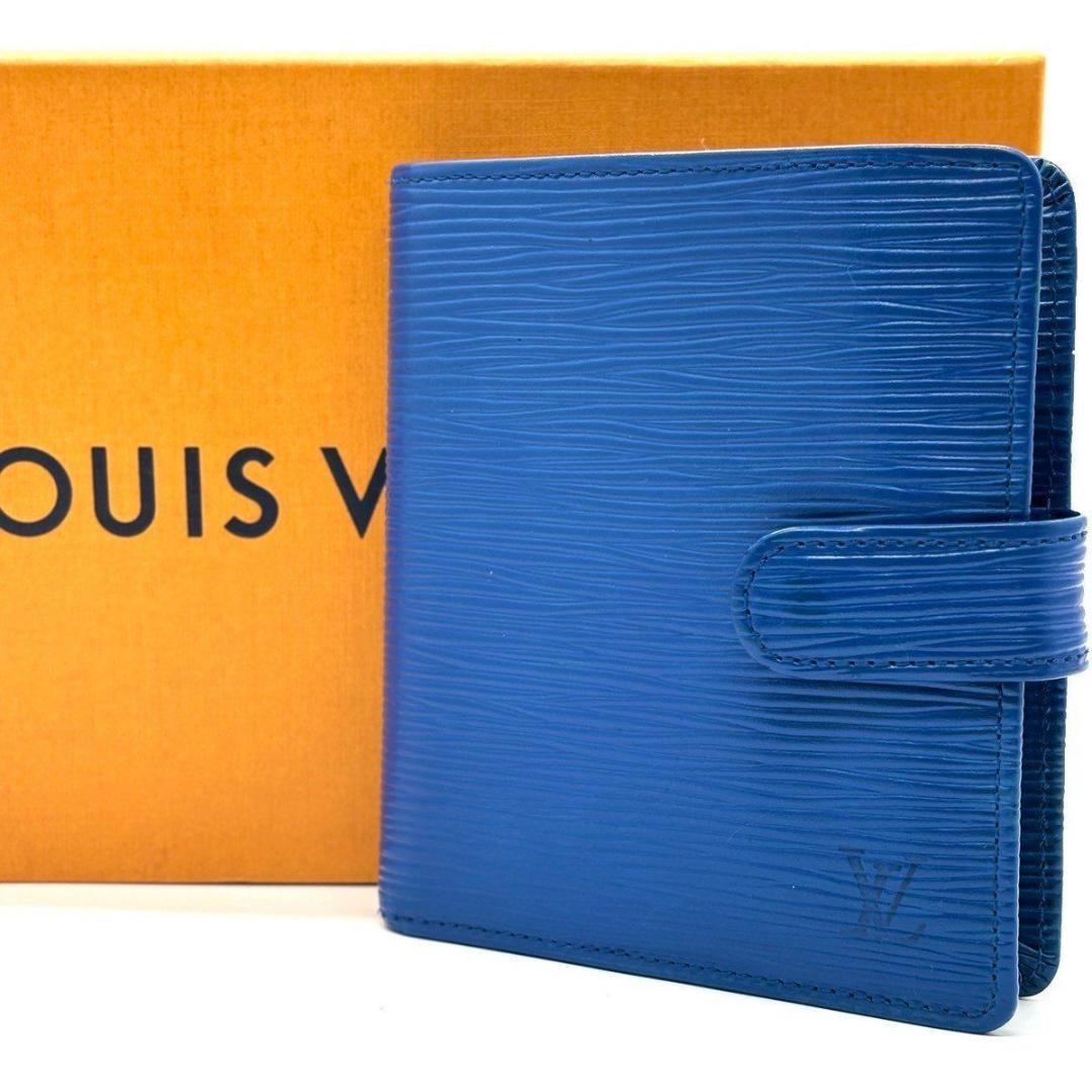 き*ま様 ルイ・ヴィトン　エピ 二つ折り財布 ポルトビエ・コンパクト M6355