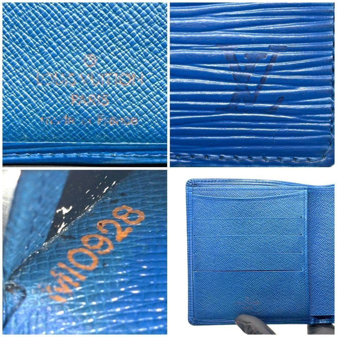 き*ま様 ルイ・ヴィトン　エピ 二つ折り財布 ポルトビエ・コンパクト M6355
