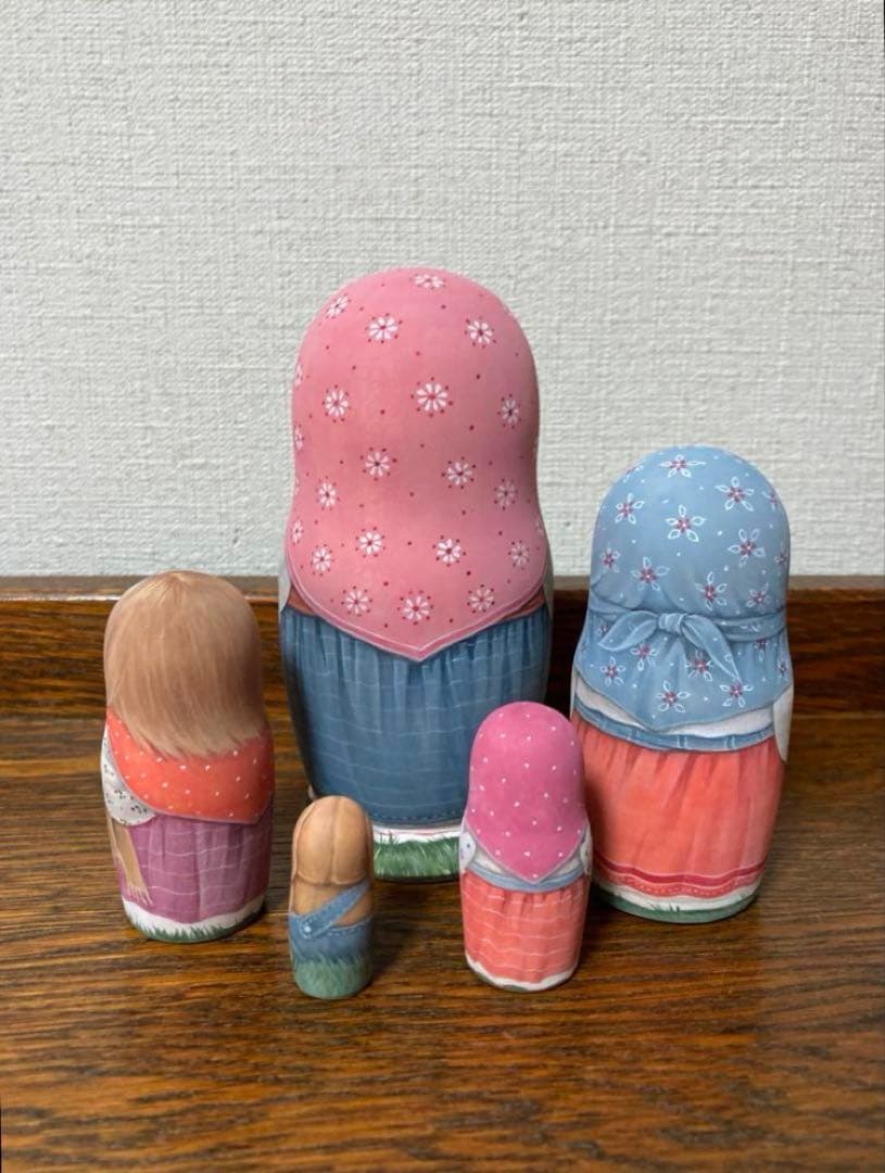 雑貨☆民族衣装マトリョーシカ5Pウサギ エレナ新作