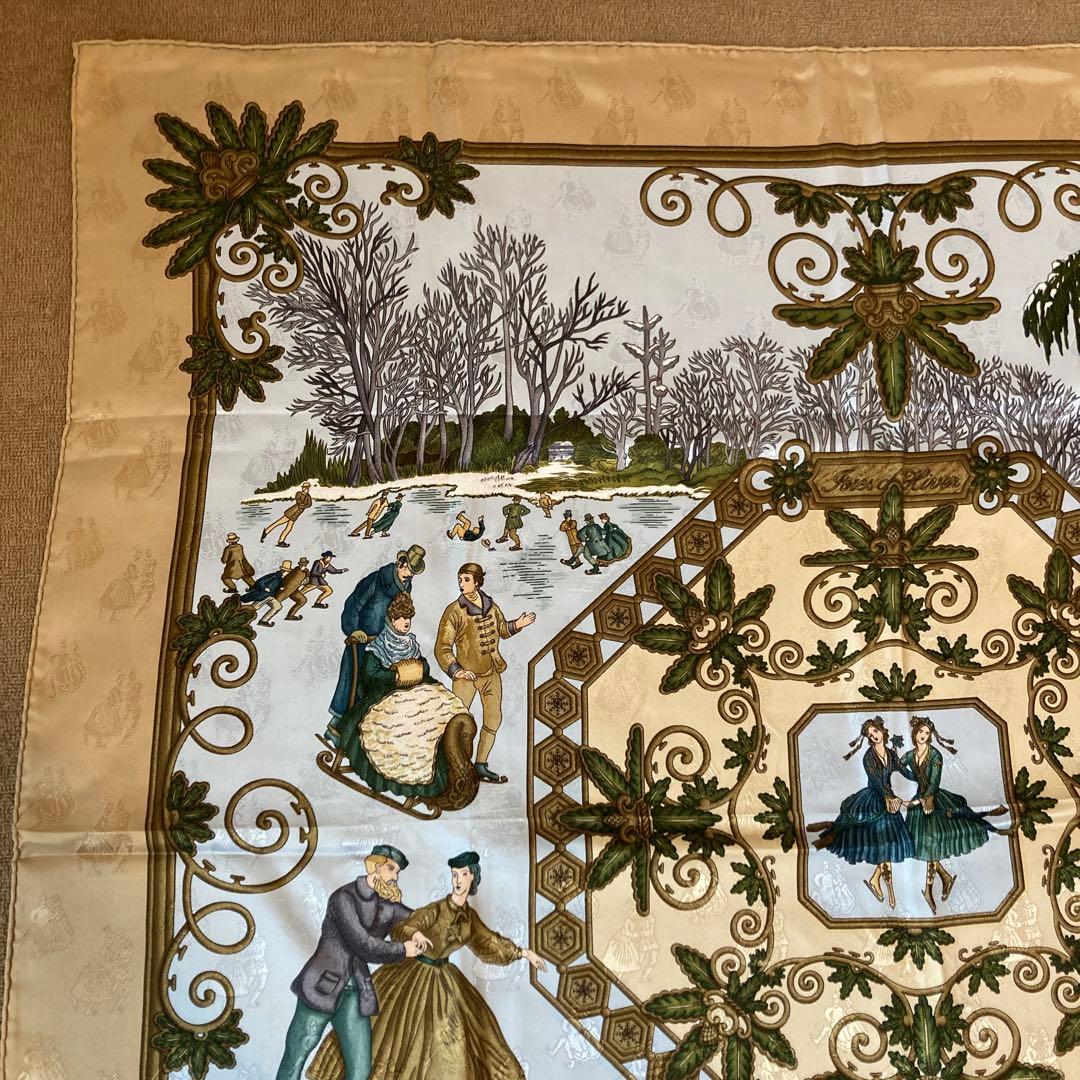 エルメス スカーフカレ90 未使用[冬の愉しみ]