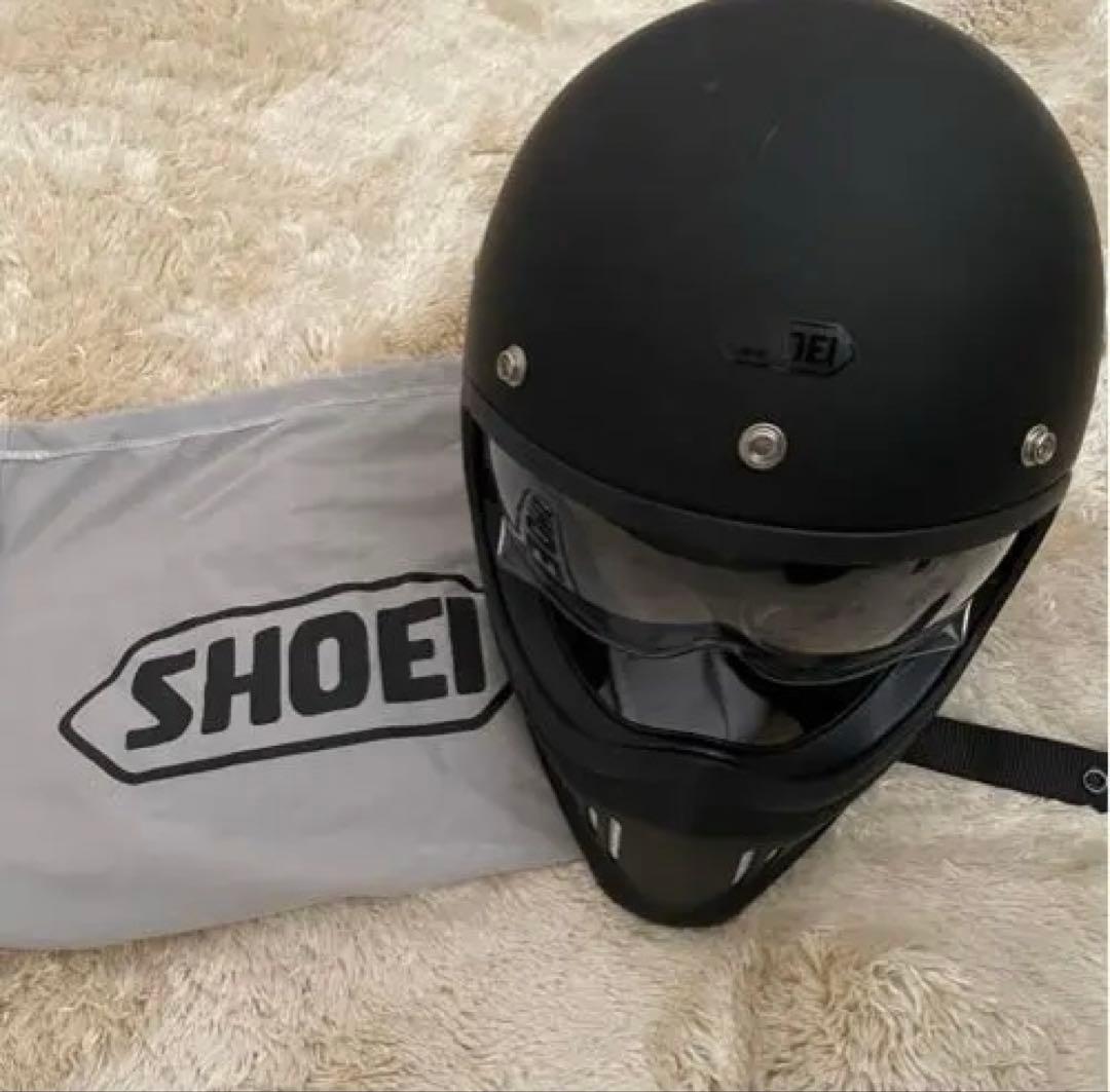 SHOEI マットブラック exzeroとゴーグル付き