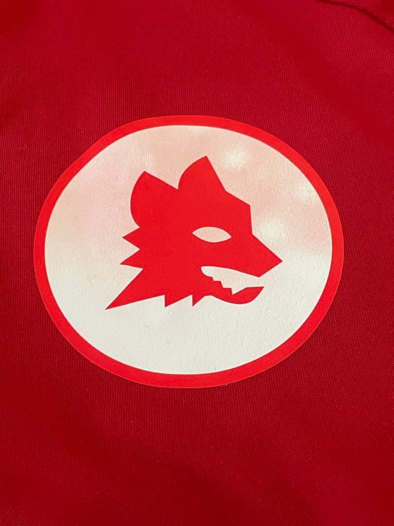 アディダスAsローマサッカー練習着Tiroトヨタ赤オレンジ長袖ジャージセリエA