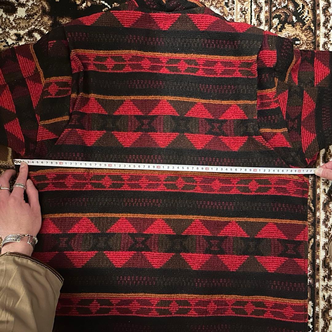 80's エディバウアー ネイティブ柄 ウールジャケット Eddie Bauer