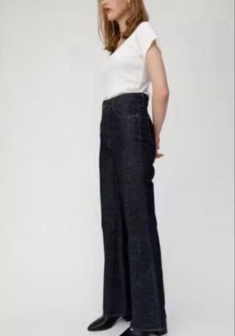 【新品】 マウジー MVS FLARE(L) フレア デニム ジーンズ 25