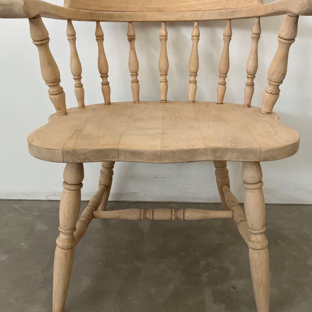 レトロ　アンティーク　古家具　剥離家具　ストリップド　ウィンザーチェア　椅子