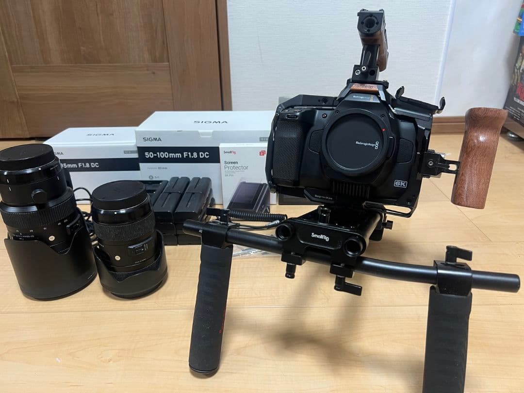 BMPCC 6Kpro（レンズとリグ付き）