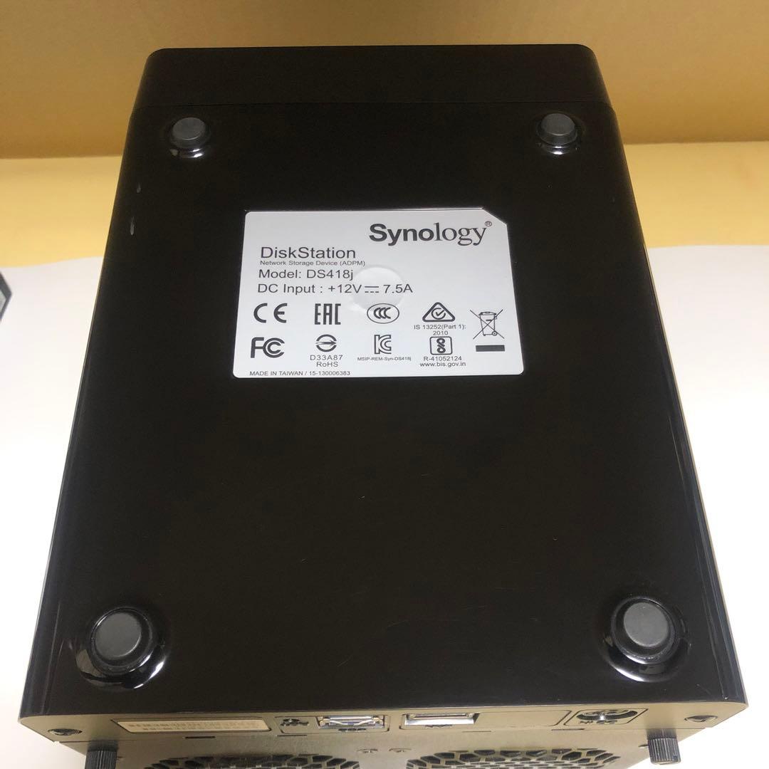 Synology DS418j NAS 4ベイ