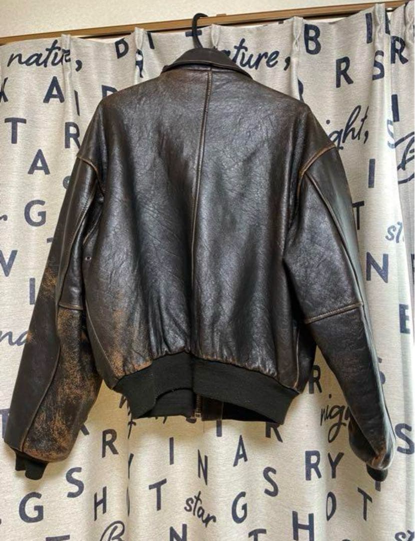 v*様 AVIREX A-2 レザージャケット vintage