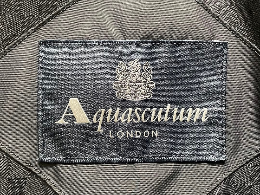Aquascutum◇アクアスキュータム◇メンズステンカラーコート
