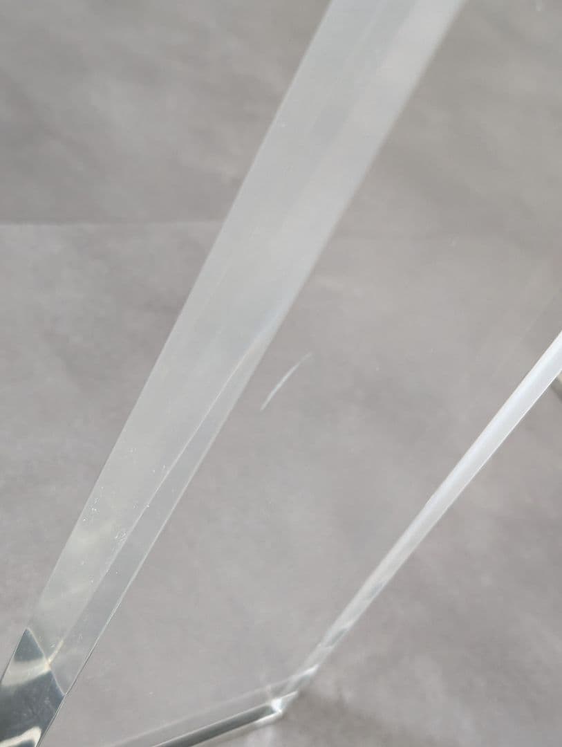 USED/スペースエイジ Y2K アクリルレッグ センターテーブル モダン