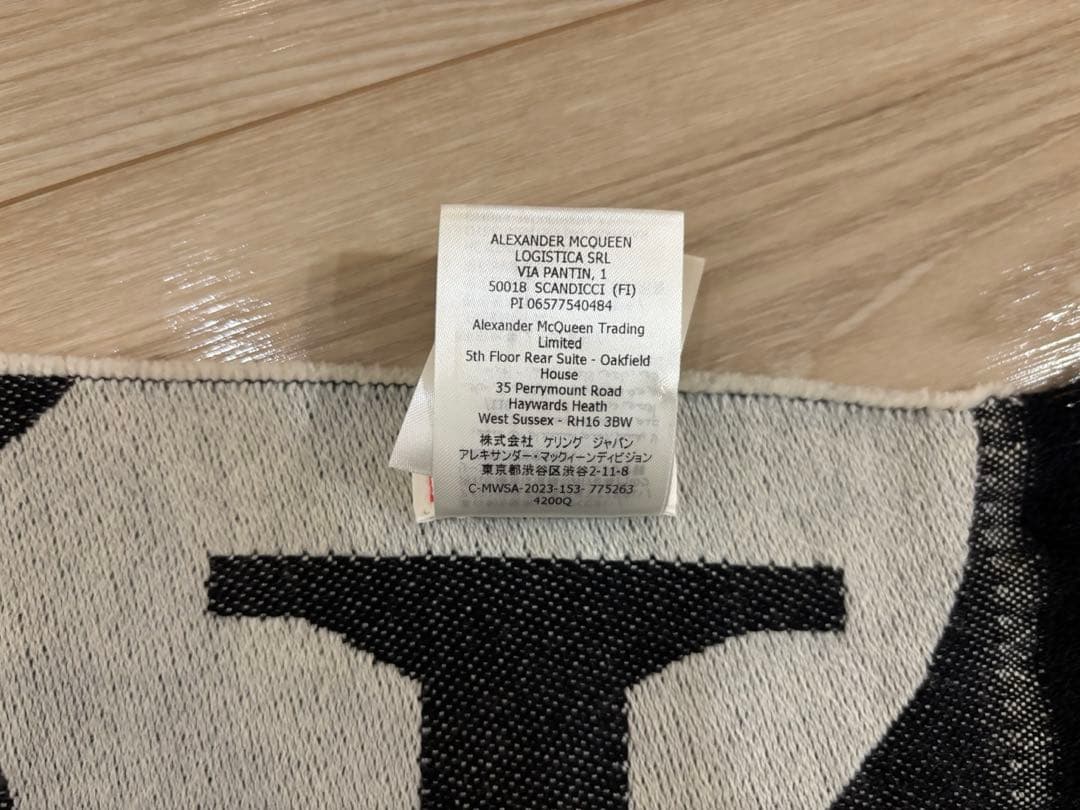 Alexander McQueen 2023AW マフラー ストール　loewe