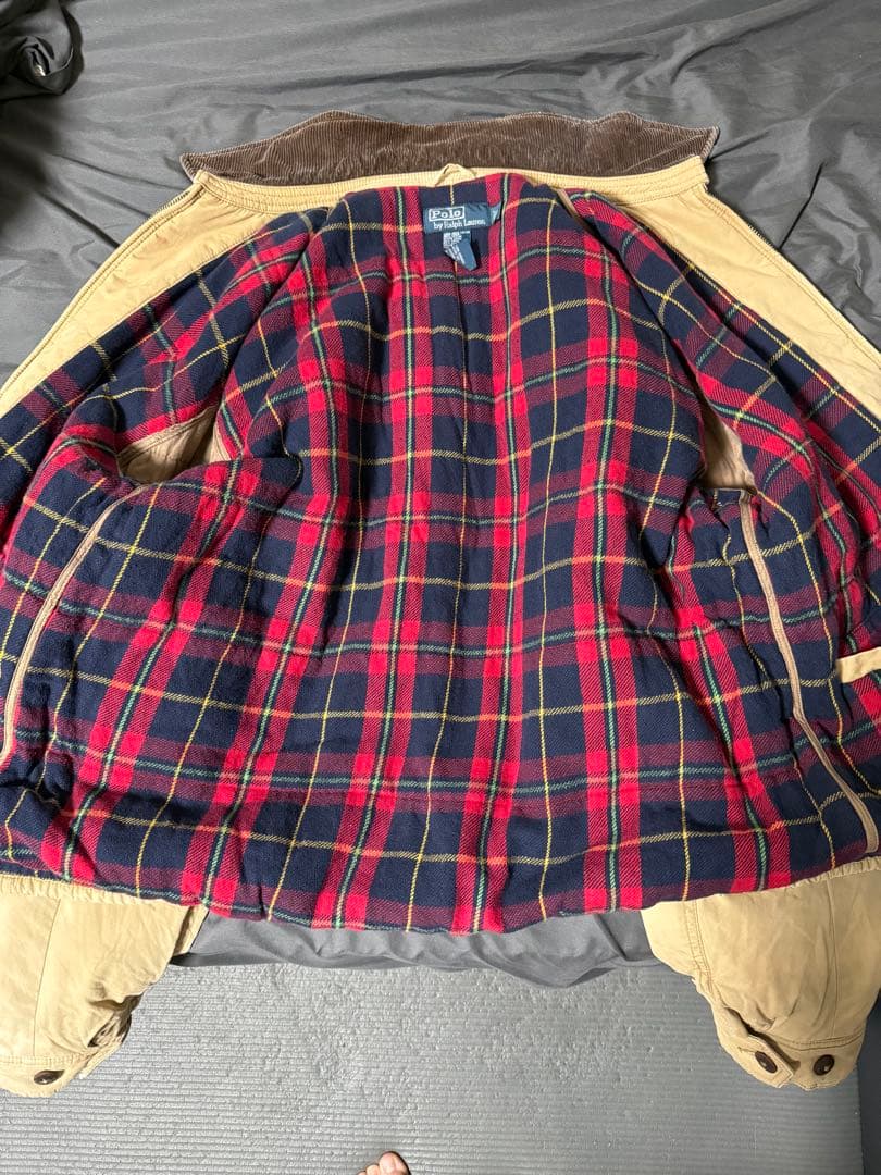 古着 90s Ralphラルフローレンスイングトップ ドリズラージャケット