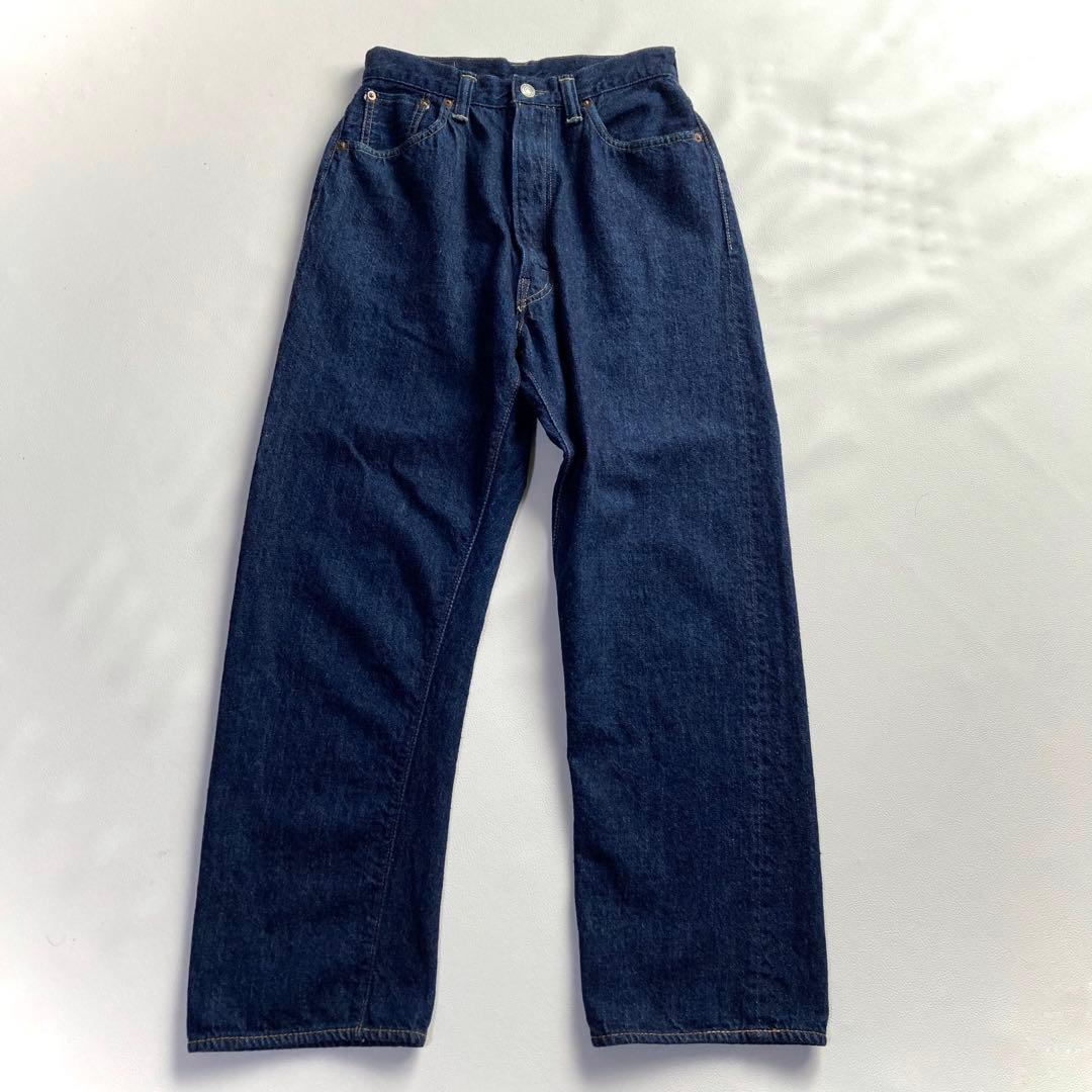 美品 orSlow モンローパンツ BEAMS デニムパンツ 百名品 紺 XS