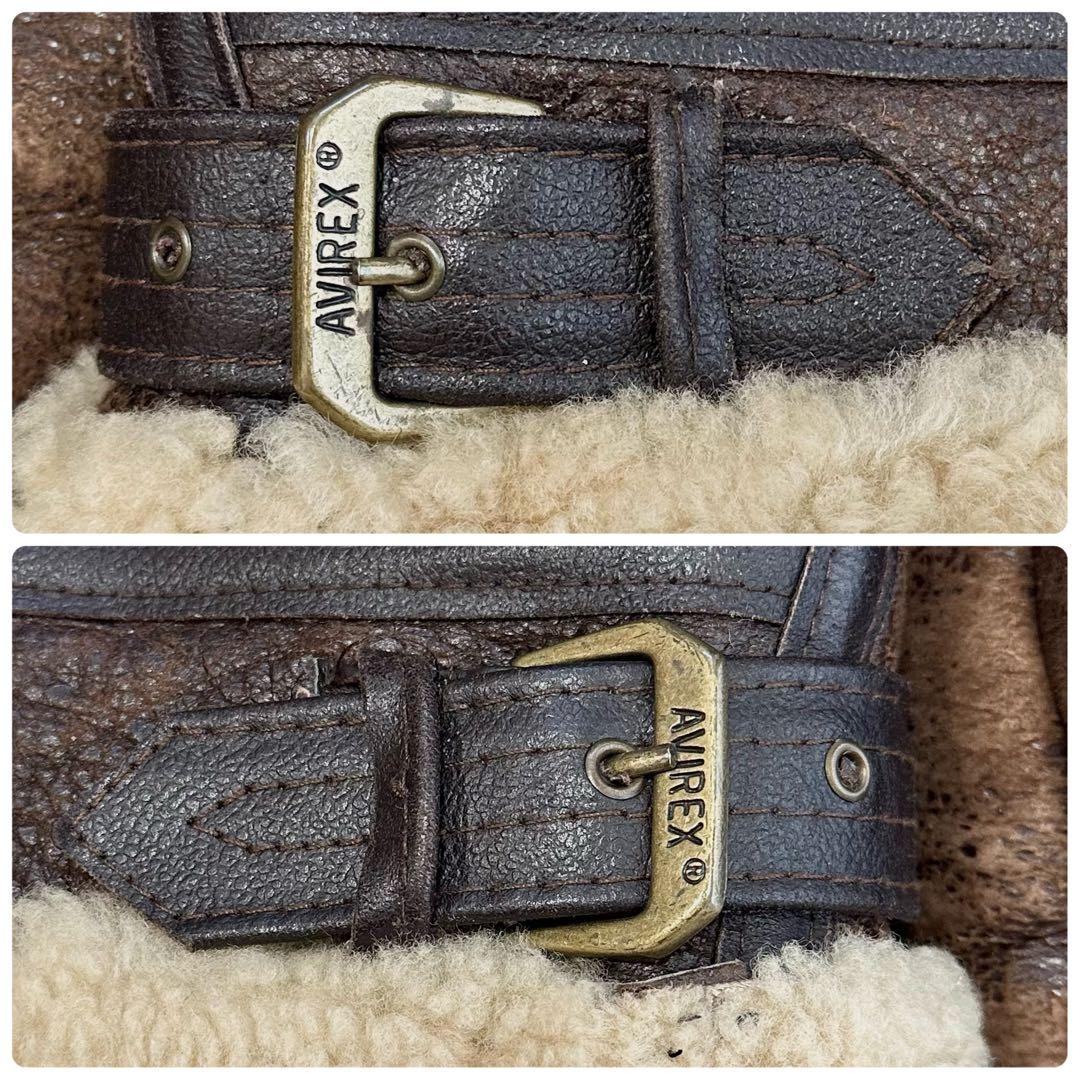 美品✨AVIREX TYPE B-3 フライトジャケット ムートン 36 M