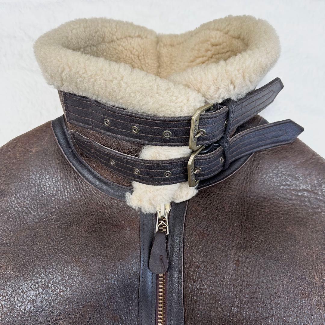 美品✨AVIREX TYPE B-3 フライトジャケット ムートン 36 M