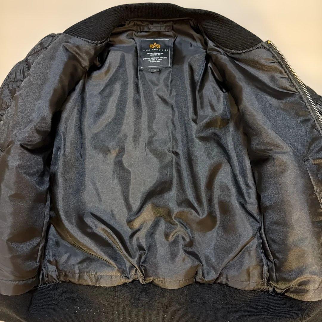 【値下】ALPHA INDUSTRIES MA-1 L シープスキン