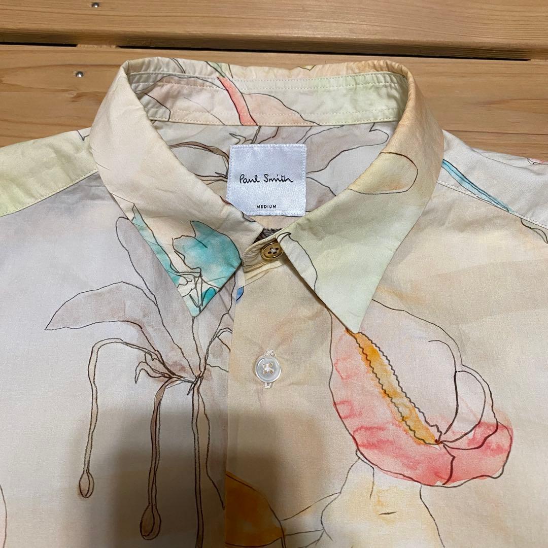 アート　プリントシャツ　Paul Smith ポールスミス