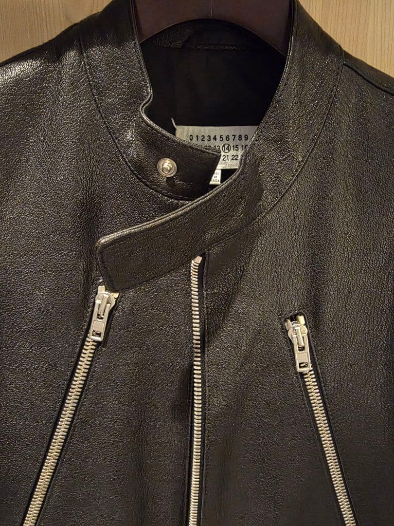20SS maison margiela ゴートレザー ハの字ライダース