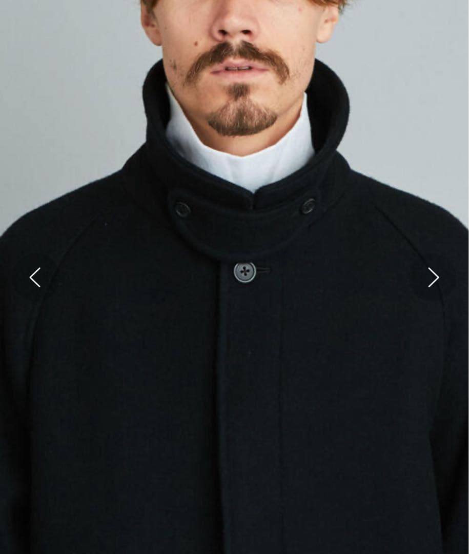 steven alan スティーブンアラン ブラックXL バルカラーコート