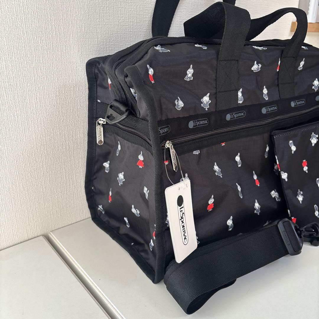 新品♡レスポートサック　ムーミン　リトルミイ　ミディアムボストン　キャリーオン