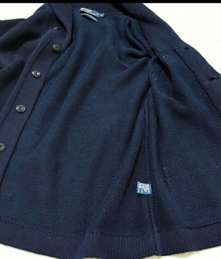 Polo by Ralph Lauren　ニットカーディガン　ネイビー